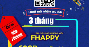 Đăng Ký Gói FHAPPY 3T Vinaphone có 2GB/Ngày & 3000p nội mạng giá 118k