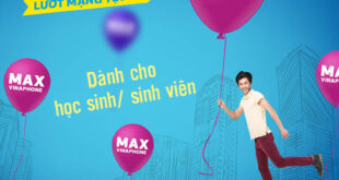 Đăng ký gói MAXS Vinaphone giá 50k 1 tháng có 8GB Data tốc độ cao