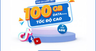 Đăng Ký Gói TD49 Vinaphone giá 49k 1 tháng có 100GB Data