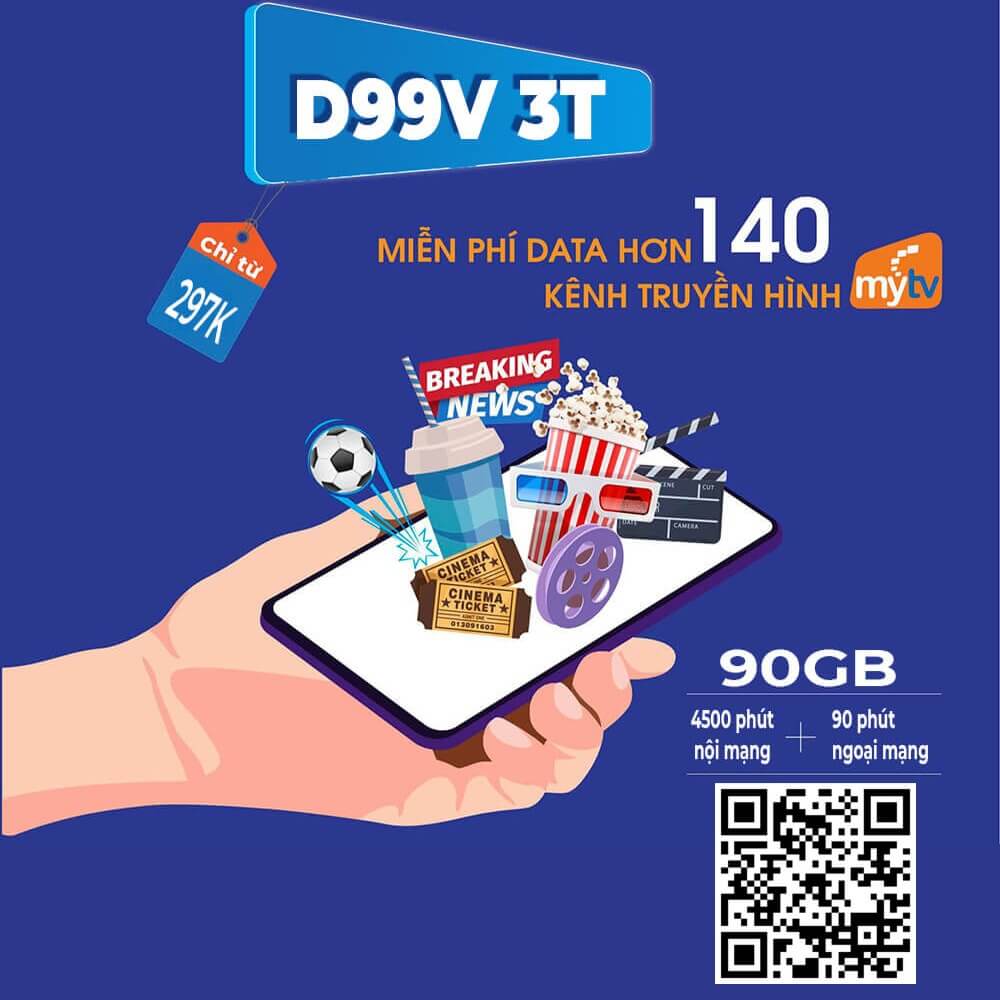 Cách đăng ký gói D99V 3T Vinaphone