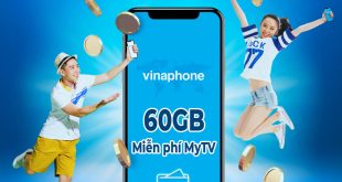 Đăng ký gói BIG129V Vinaphone chỉ 129k FREE 60GB + MyTV