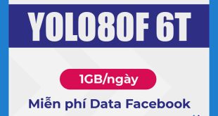 Đăng ký gói YOLO80F 6T Vinaphone 1GB/ngày & FREE data Facebook