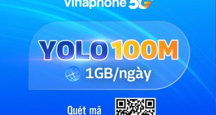 Đăng ký gói YOLO100M Vinaphone miễn phí Data Tiktok, Youtube